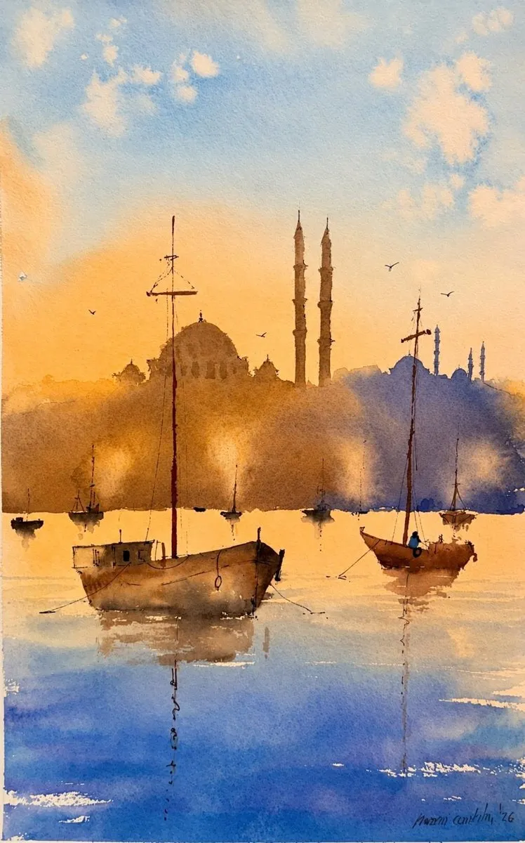 Huzur, suluboya
