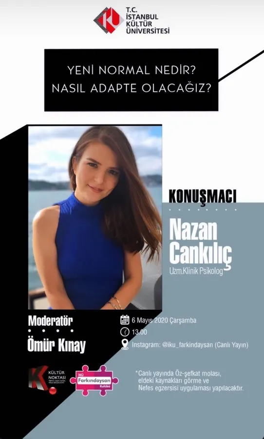 Yeni Normal Nedir konuşması afişi